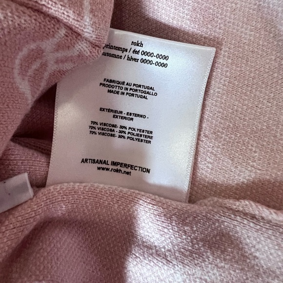 Rokh Pink Viscose Mini Skirt - Picture 6 of 6